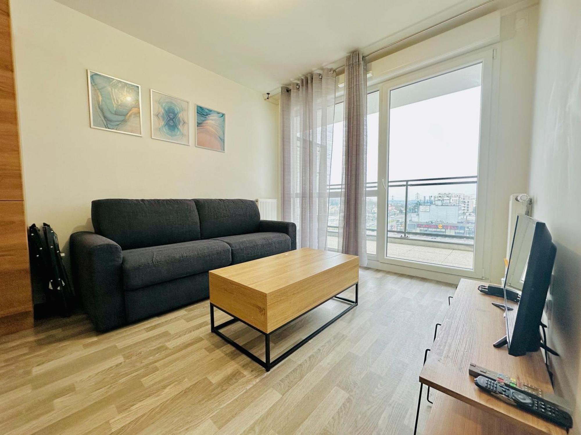 Agreable 2 Pieces Avec Balcon Et Parking Transports By Immo Kit Bnb Sarcelles Eksteriør bilde
